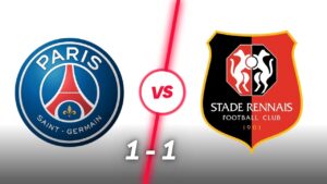 PSG empata 1-1 con Rennes con un polémico penalti salvado por el VAR