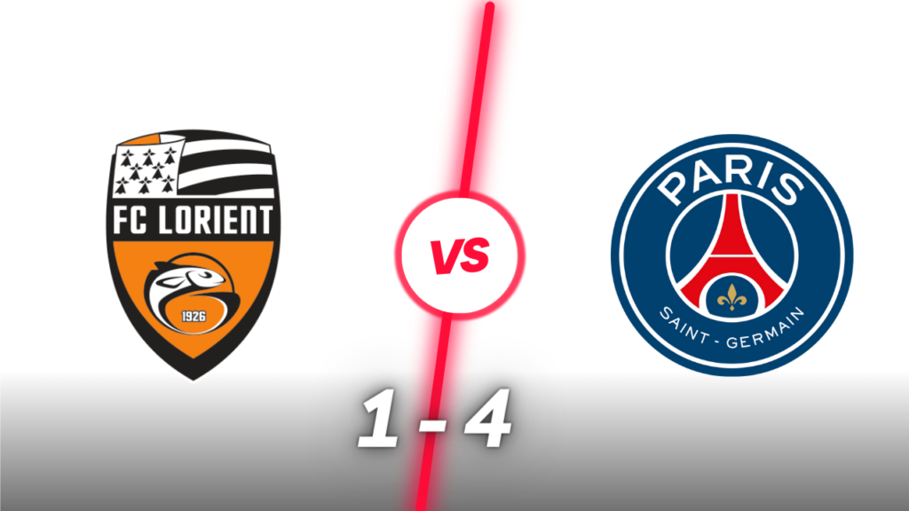 El PSG vence al Lorient 4-1 con brillante actuación de Mbappé