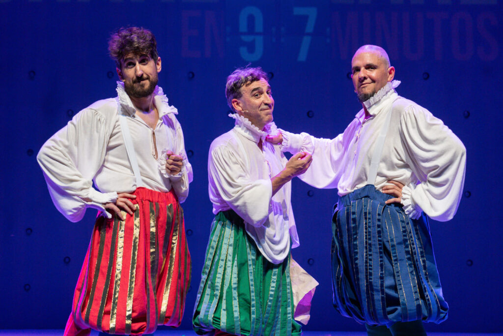 La exitosa comedia 'Shakespeare en 97 minutos' llega a su fin en el Teatro Marquina de Madrid