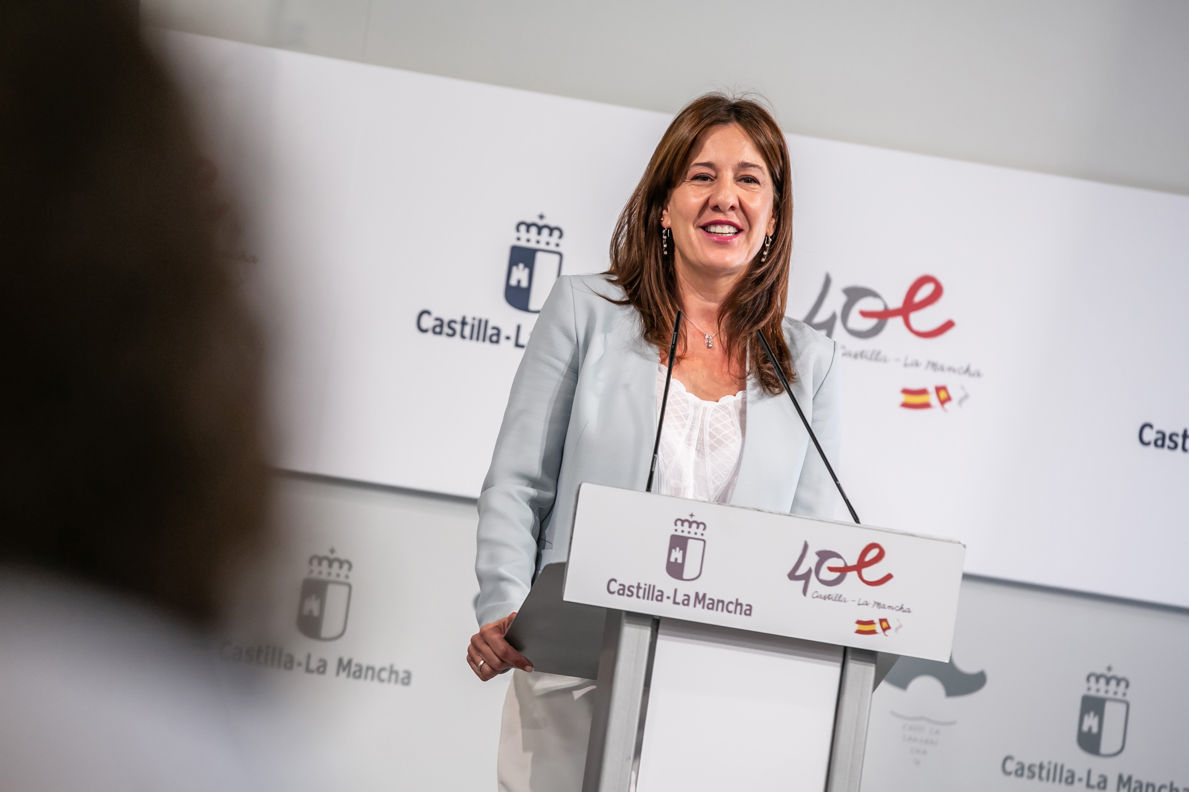 La consejera de Igualdad y portavoz del Gobierno regional, Blanca Fernández, comparece en rueda de prensa para informar sobre los acuerdos del Consejo de Gobierno.
