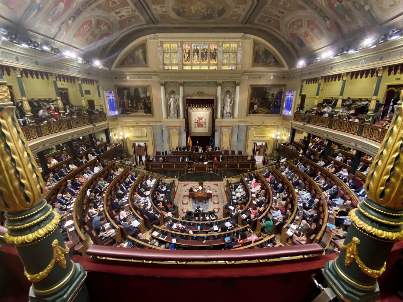 Archivo - Hemiciclo del Congreso de los Diputados durante la primera jornada de la 26 edición del Debate sobre el Estado de la Nación.