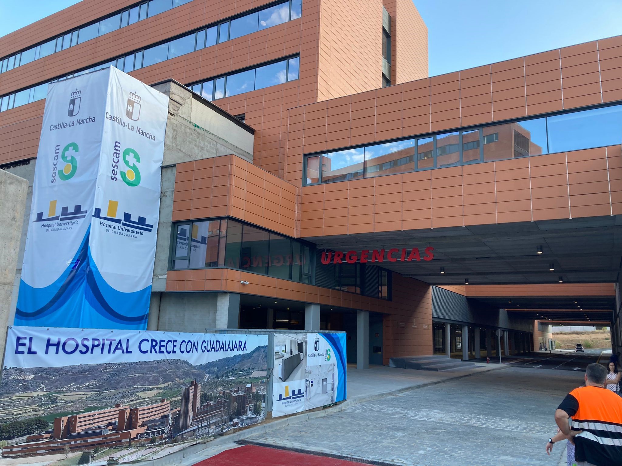 Nueva parte del Hospital de Guadalajara.