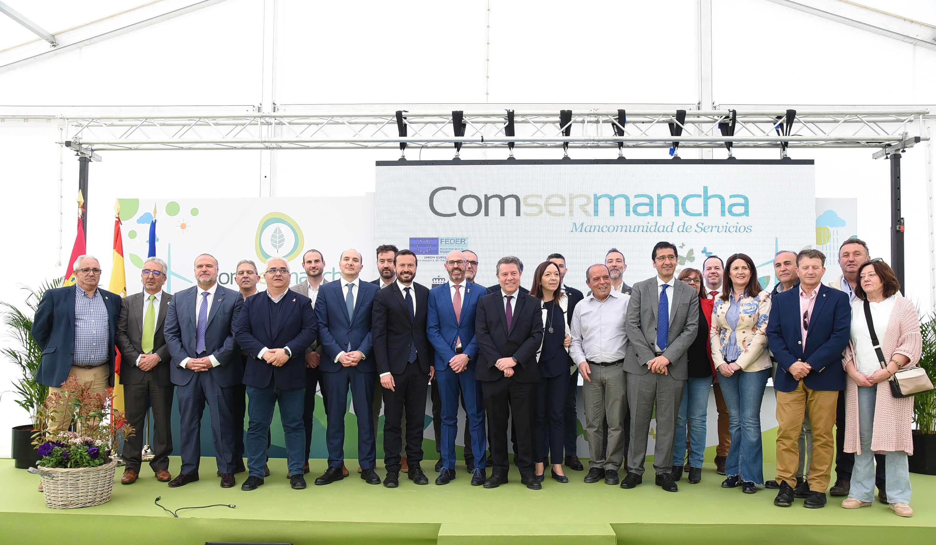 El Presidente De Castilla-La Mancha, Emiliano García-Page, Asiste A La Mejora Y Modernización De La Planta De Tratamiento ‘CONSERMANCHA’.