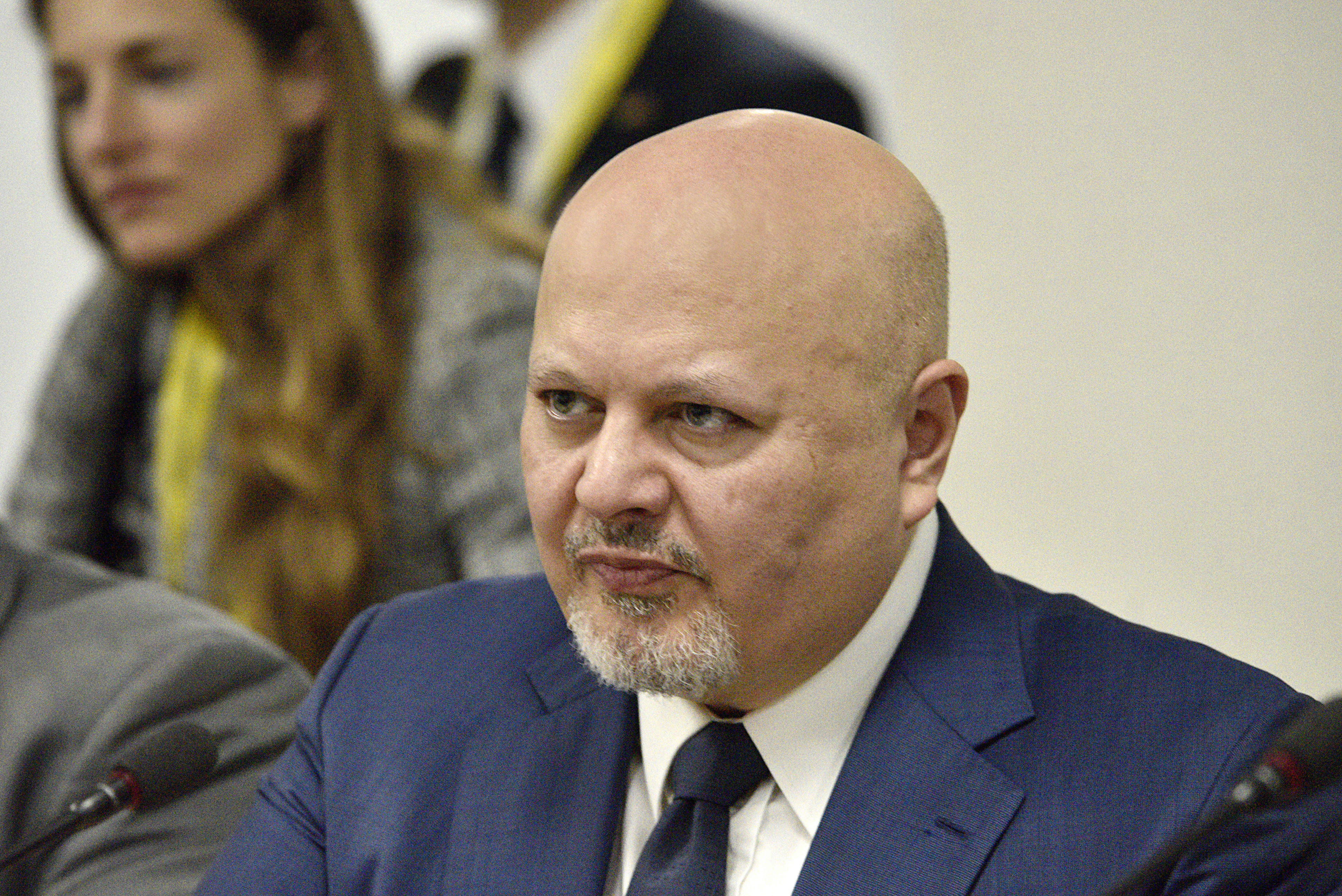 Archivo - March 3, 2023, Lviv, Ukraine: Prosecutor of the International Criminal Court Karim Khan KC attends the signing of the Memorandum of Understanding between the seven national authorities participating in the Eurojust supported joint investigation 